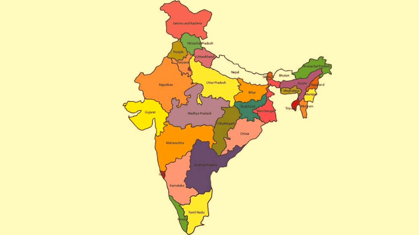 Bharat me kitne rajya aur kitne Kendra Shasit Pradesh hain?
